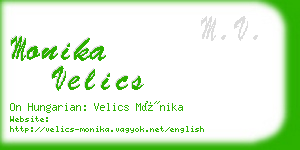monika velics business card